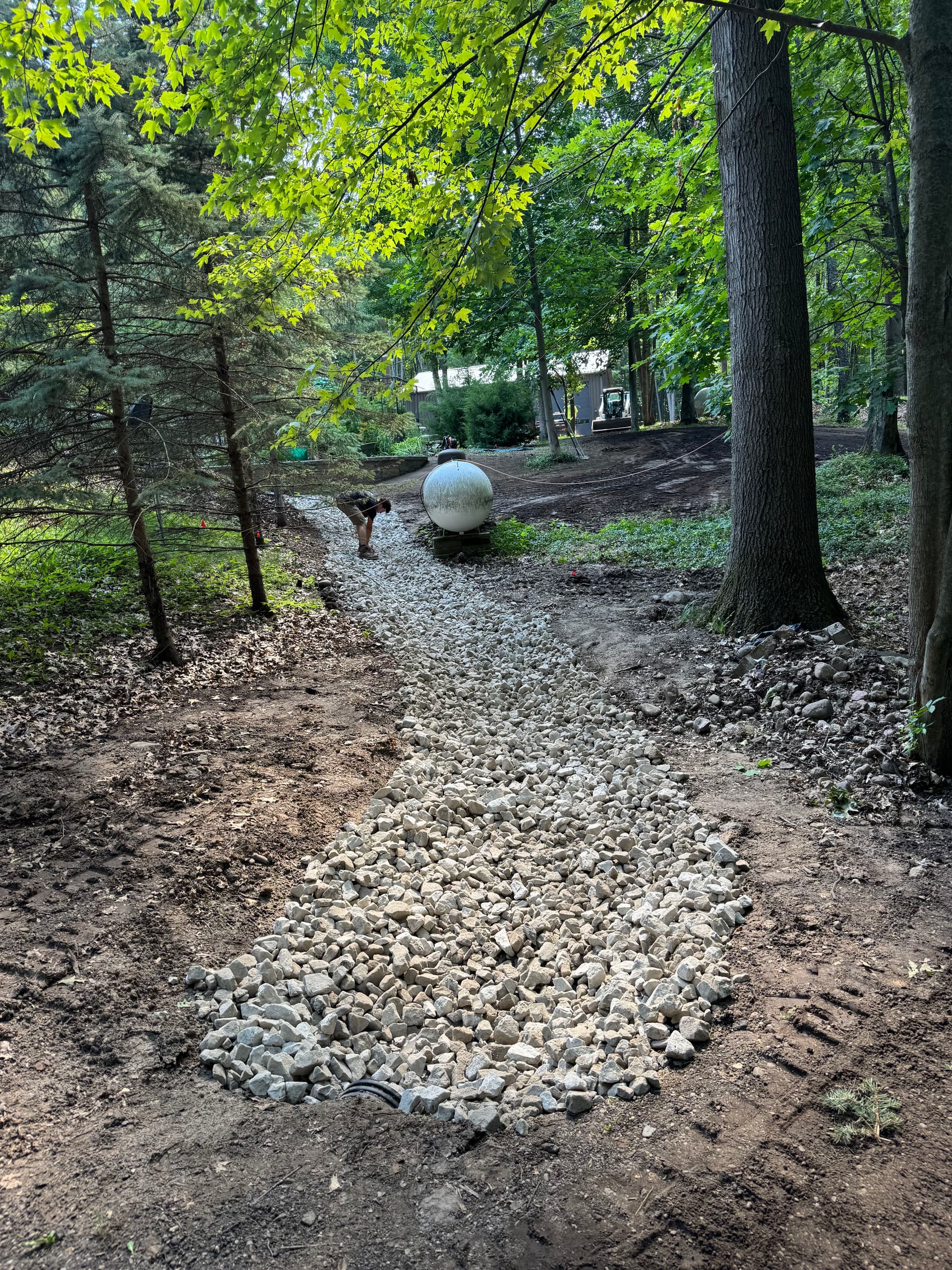 Retaining Wall Rebuild with Serious Drainage in Grand Rapids image