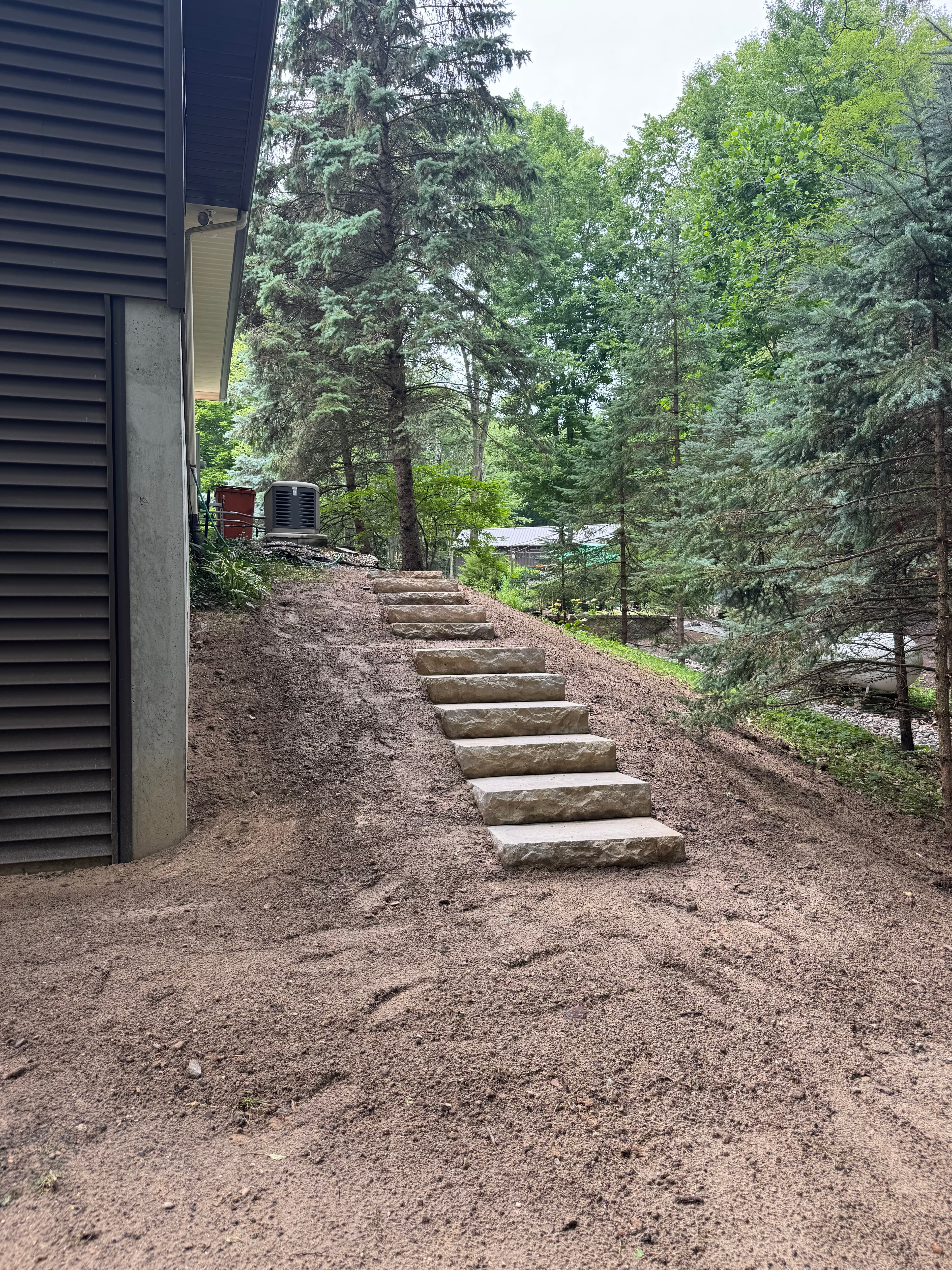 Project Paver Walkway and Hardscape Build in Progress image