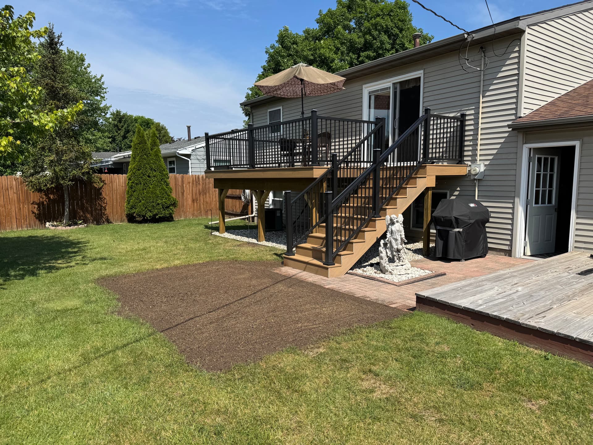 Gallery photos for Under-Deck Weed and Drainage Fix That Actually Lasts: Image #1