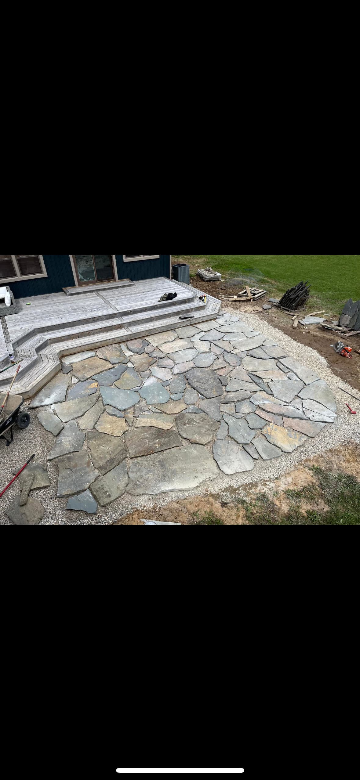 Flagstone Patio That Feels Like It Was Always There image