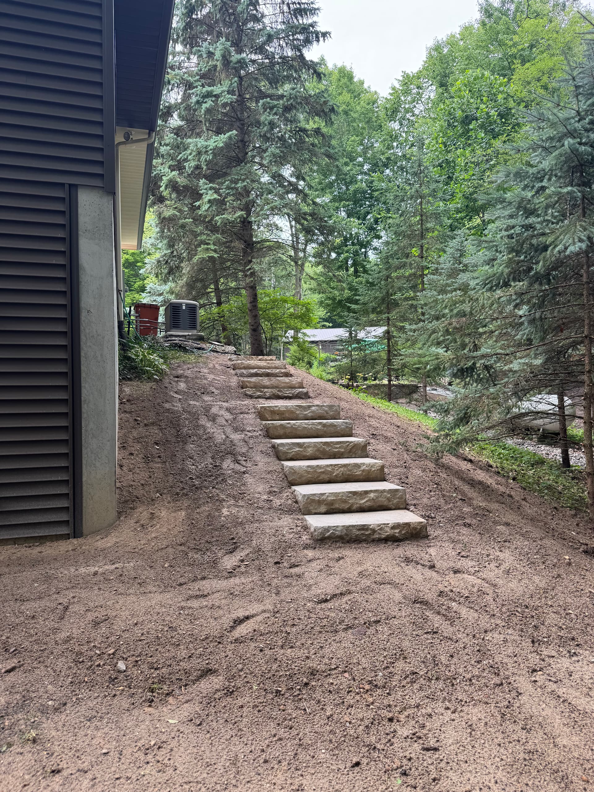 Paver Walkway and Hardscape Build in Progress image